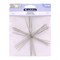 Beadalon Ornament Wire Form 4.5" 0.8mm Diameter 7/Pkg-Snowflake